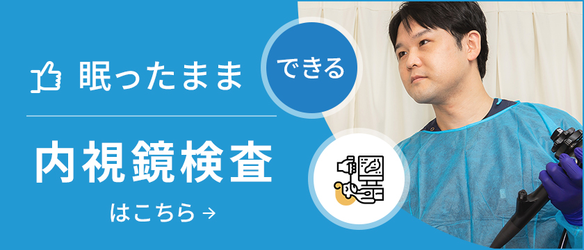 眠ったままできる 内視鏡検査はこちら