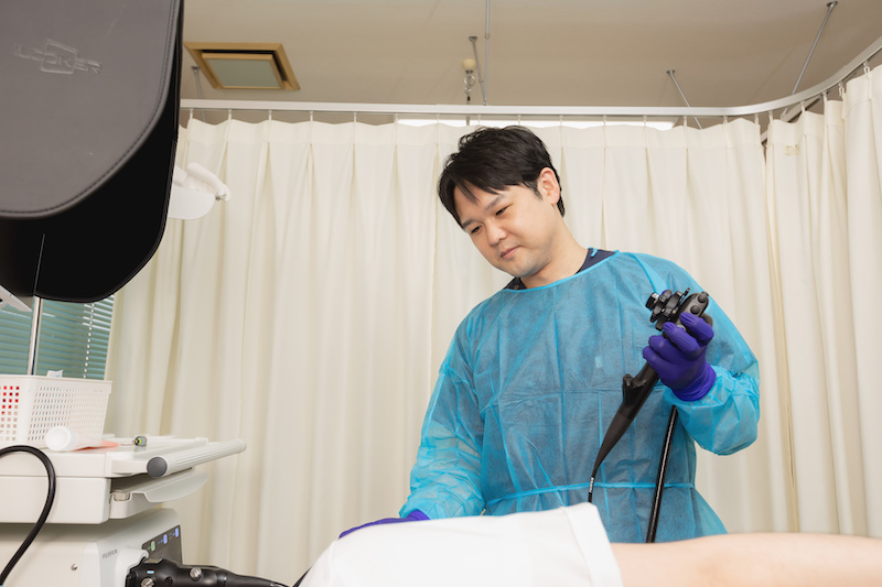 胃の不調を、目で見て確認する検査です