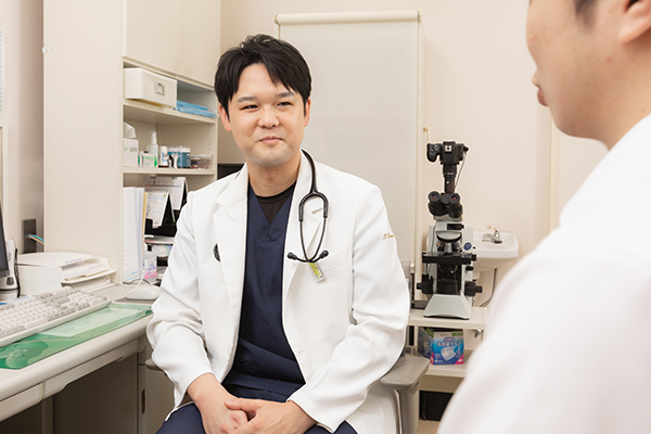 初診では、これまでの経過をできるだけ詳しく聞く